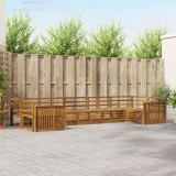 vidaXL Seturi de canapele 7 pcs natural Lemn Solid de Acacia 3374054