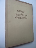 Studii de literatura universala III