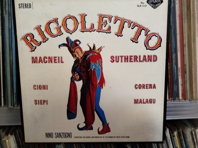 EDITIE CARTONATA 3XLP Vinil &amp;quot;Japan Press&amp;quot; Verdi , Cioni , Siepi*,Malag&amp;ugrave; &amp;ndash; Rigoletto (VG++) foto