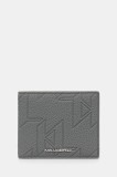 Karl Lagerfeld portofel K/URBAN MONOGRAM culoarea gri, A3M30300
