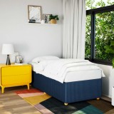 Gossi cadru de pat, albastru, 80x200 cm, material textil