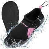 Pantofi de apa negri si roz Trizand, marimea 39, talpa 5 mm