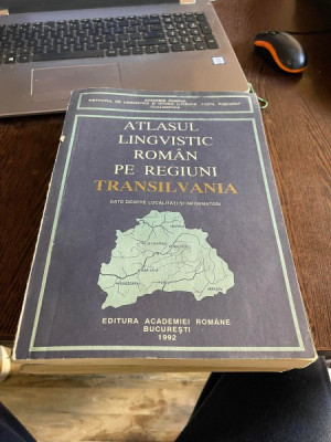 Atlasul lingvistic roman pe regiuni Transilvania Date despre localitati si informatori foto