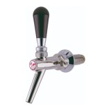 Robinet compensator V10 oțel inoxidabil lustruit, filet 55 mm, cu clapetă spumă