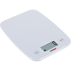 Cantar de bucatarie Vision Chef VCBT5A, 5 Kg, Gradare 1g, Control Touch, Functie masurare lichide, Oprire automata, Alb