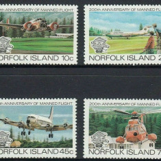 Norfolk Island 1983 - 200th Anniv. Manned Flight serie neuzata