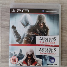 Assassins Creed Revelations si Brotherhood 2in1 Playstation 3 PS3