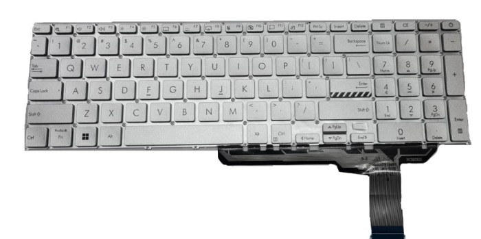 Tastatura laptop noua ASUS Vivobook K1703 K1703Z M1703 M1703Q M1703QA S1703 S1703QA SILVER US without frame