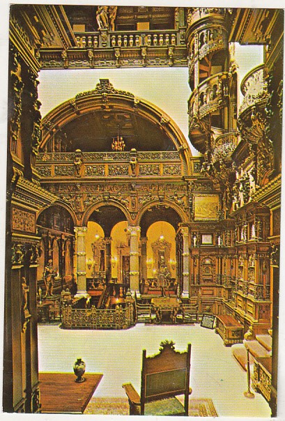 bnk cp Sinaia - Muzeul Peles - Holul de onoare - necirculata
