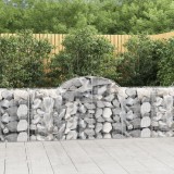 Cumpara ieftin Coșuri gabion arcuite 11 buc, 200x50x80/100 cm, fier galvanizat