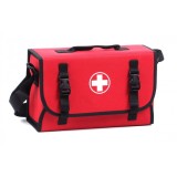 Geanta medicala de prim ajutor pentru 10 persoane, roșie