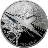 Polonia 20 zloti 2011,Presidential Plane Crash in Smolensk PROOF/ Argint .925, 28,28g, Europa