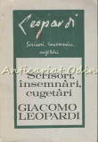 Scrisori, Insemnari, Cugetari - Giacomo Leopardi
