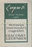 Cumpara ieftin Scrisori, &Icirc;nsemnări, Cugetări - Giacomo Leopardi, Editura Univers, 1974, 384 pagini, Limba Rom&acirc;nă
