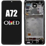 Display cu touchscreen si rama Samsung Galaxy A72 A725 Negru