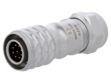 Mufă SF12 tată 9 pini IP67 3A 125V pentru cablu 5-8mm