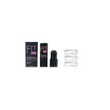 Stampila sprancene, Fit Me, Eyebrow Stamp, 3 Sabloane incluse, Dark Brown
