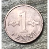 MNDSTR053 Finlanda (curatata) 1 penni 1963