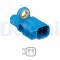 DELPHI SS20607 senzor,turatie roata