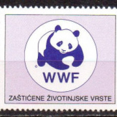 IUGOSLAVIA 1989, Fauna - Pasari, WWF, serie neuzata, MNH