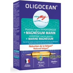 Magneziu Marin Hipertonic AquaMag Oligocean 30 fiole x 10ml, Laboratoires Super Diet