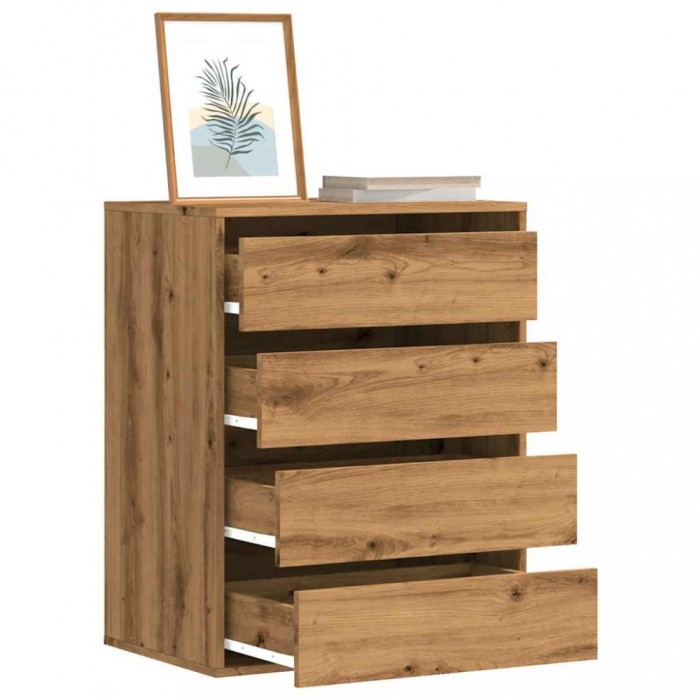 Gossi dulap colt sertare stejar artizanal 60x41x76 cm lemn prelucrat