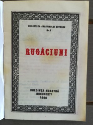 Rugaciuni, Biblioteca crestinului Ortodox nr.3 foto