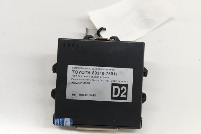 Unitate de control senzor de parcare PDC LEXUS CT ZWA10_ 2011 OEM: 89340-76011,ADC3023000G 28963868