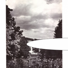 CP Govora - Vedere din parc, RPR, circulata 1962, stare foarte buna