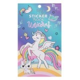 Set Autocolante cu Unicorni, 6 File, Multicolor, CMCLASS