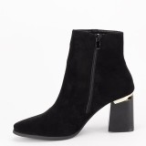 Cumpara ieftin Botine negre elegante 7607-2 116