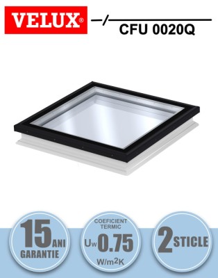 Fereastra pentru acoperis terasa fixa VELUX CFU 0020Q 2 sticle foto