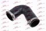 Furtun intercooler Audi A1; Seat Ibiza 17, Toledo; Skoda Fabia 15, Rapid, Roomster; Vw Polo 17, motor: 1.6 TDI, SRLine, Cauciuc, 6R0145834F