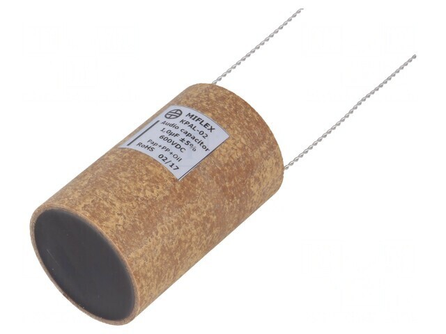 Condensator 1uF 600VDC Aluminiu-Polipropilenă-H&acirc;rtie