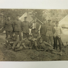 Fotografie veche grup de soldati - primul razboi mondial (7)