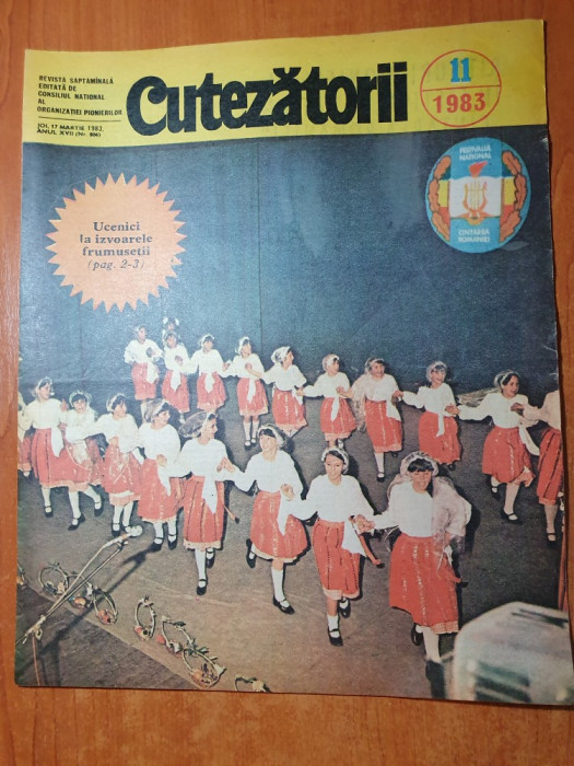 revista pentru copii - cutezatorii 17 martie 1983