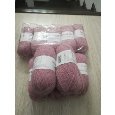 10 Bobine Fire Alpaca Premium Marca Pingouin Rose
