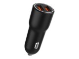 Gembird TA, UC, A2QC36, CAR, 01 , Incarcator auto USB 36W, 2A USB, A QC 3.0, Negru