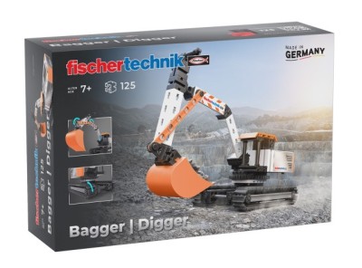 Kit STEM Excavator de asamblat si manevrat, Fischertechnik foto