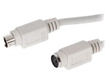 Cablu PS/2 Soclu-Mufă 2m Gri - BQ CABLE
