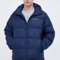 Columbia geacă M Pike Lake II Hooded Jacket bărbați, culoarea bleumarin, de iarnă 2050931