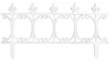 Fence Gardens F755, 64x34 cm, plastic, alb, mini gard decorativ, Strend Pro