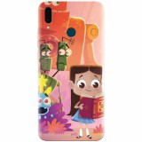 Husa silicon pentru Huawei Y9 2019, Children Kids Robots Illustration Colorful K