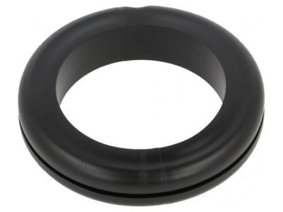 Manșon PVC negru 37mm &amp;Oslash;orif: 31,2mm 0&amp;divide;80&amp;deg;C foto