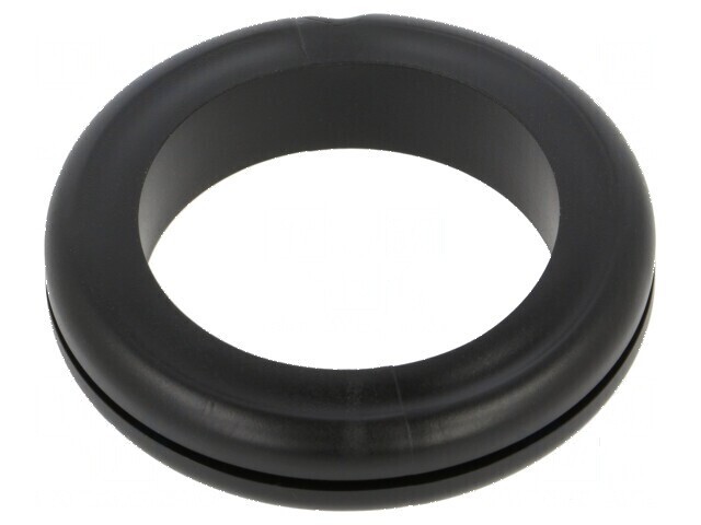 Manșon PVC negru 37mm &Oslash;orif: 31,2mm 0&divide;80&deg;C