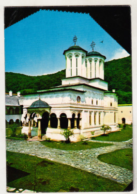 bnk cp Biserica manastirii Hurez - Vedere - necirculata foto