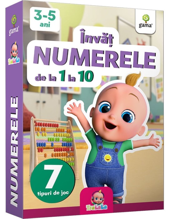 Invat Numerele De La 1 La 10, - Editura Gama