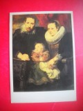 HOPCT 23608 FAMILIE- ANTHONIS VAN DYCK 1599-1641 -- RUSIA --MUZEE - CP PICTURA --NECIRCULATAMUNTII