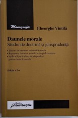 Daunele morale. Studiu de doctrina si jurisprudenta (Monografie) &ndash; Gheorghe Vintila