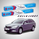 Cumpara ieftin Ștergătoare Skoda Octavia II Combi 1Z5 11.2004-2013 | Set Față Flat &ndash; TeamCar&reg;